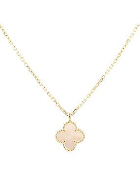 Van Cleef & Arpels Huarpel Necklace Sweet Alhambra